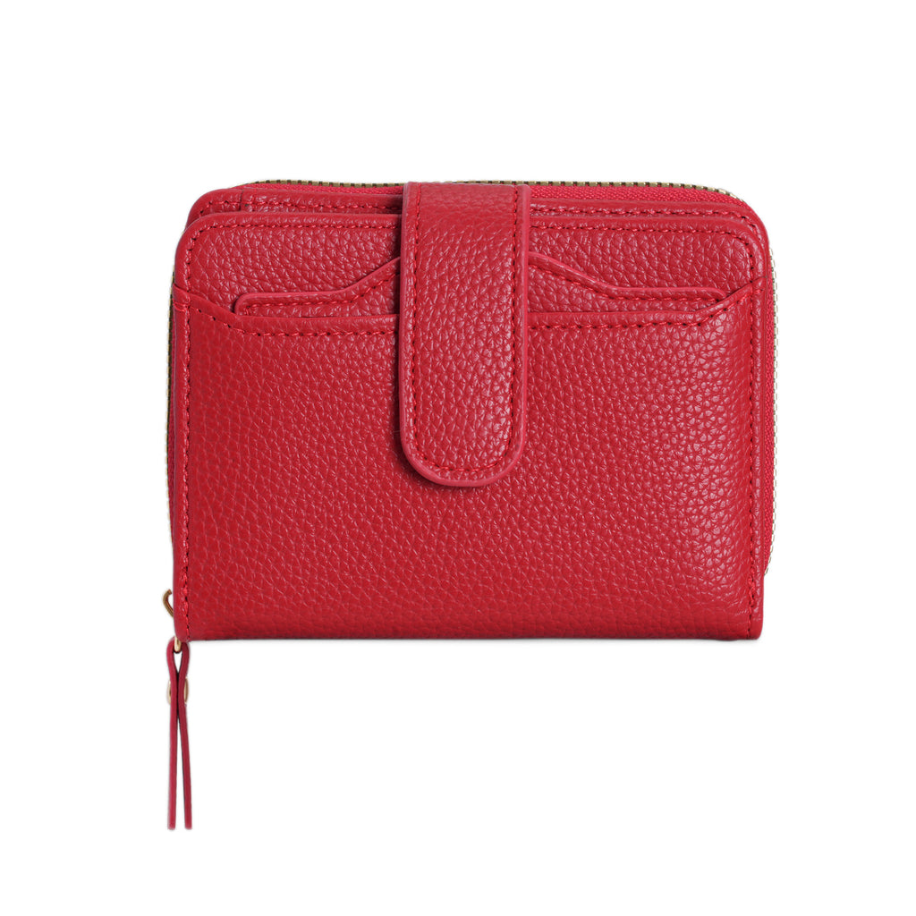 New Women's Wallet Short Wallet Women's High-end Card Bag Integrated Ins Fashionable Pu Wallet Small Wallet Women