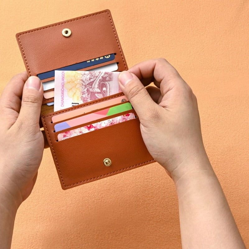 Simple and Compact Card Bag, Bank Card Certificate Storage, Exclusive Card Space for Driver's License, Two-in-one Card Wallet, Light and Portable, Durable and, Daily Commuting Shopping Accessories