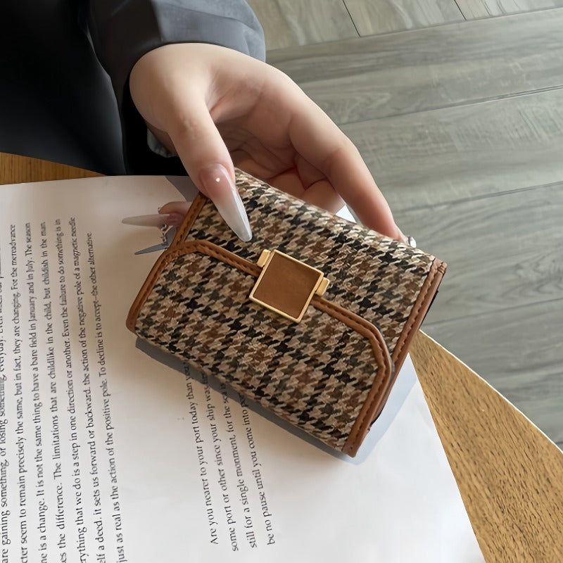 1\u002F2pcs Women'S Driver'S License Clip, Compact And Exquisite, High-End 2025 New Large-Capacity Multi-Card Clip, Advanced Fashion Short Multi-Card Clip, Wallet