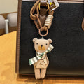 2pcs Handmade Korean Style Fabric Bag Charms - Korean INS Aesthetic Cute Handbag & Backpack with Keychain Pendants, for K-Drama Outfits (Handmade Decoration)