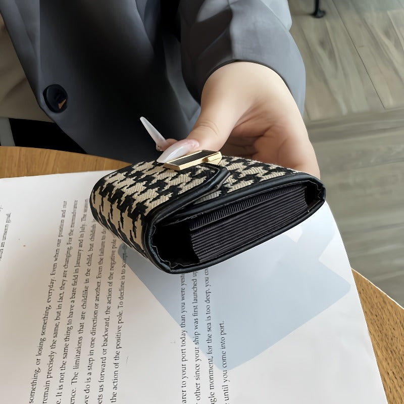 1\u002F2pcs Women'S Driver'S License Clip, Compact And Exquisite, High-End 2025 New Large-Capacity Multi-Card Clip, Advanced Fashion Short Multi-Card Clip, Wallet