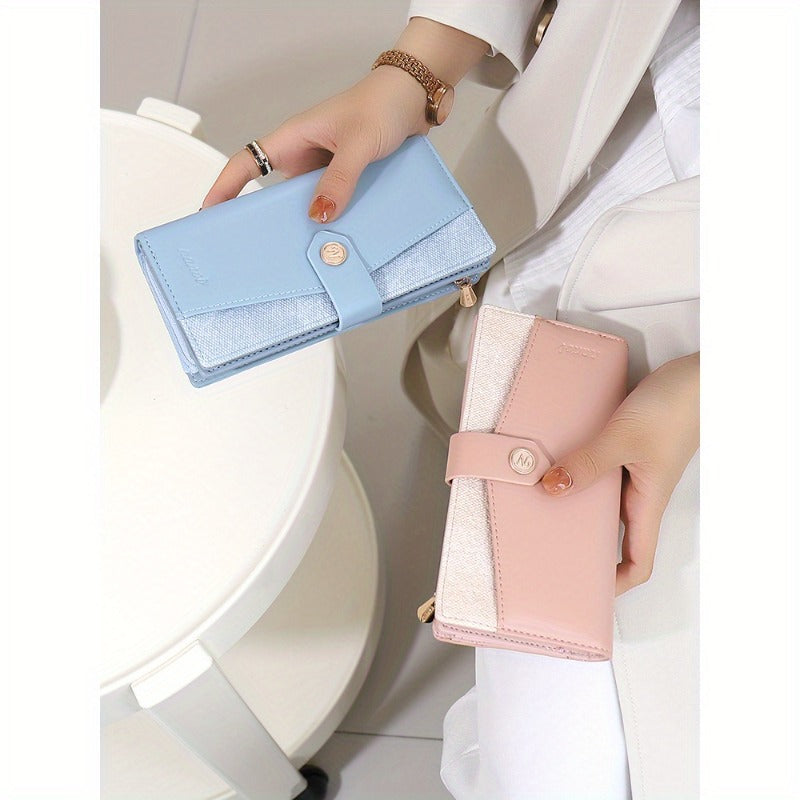 2024 New Niche Design for Women'S Wallets, Featuring a High-End Feel, Spacious Capacity, And a Two-In-One Card Holder