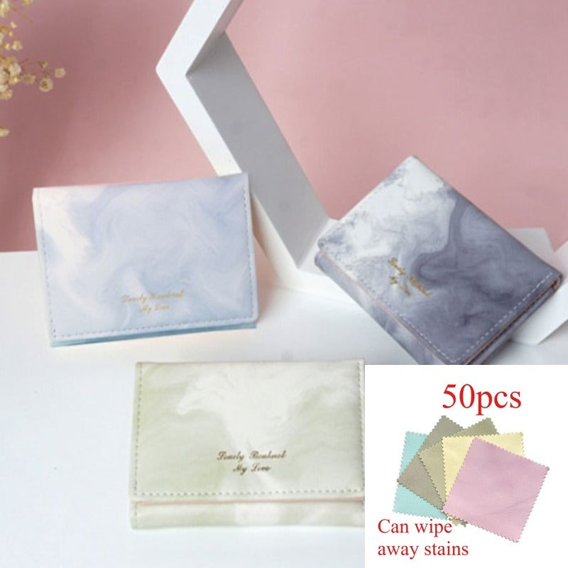 A Compact And Chic Wallet for Women, Ideal for Students, Featuring a Minimalist Korean Design And a Tri-Fold Layout