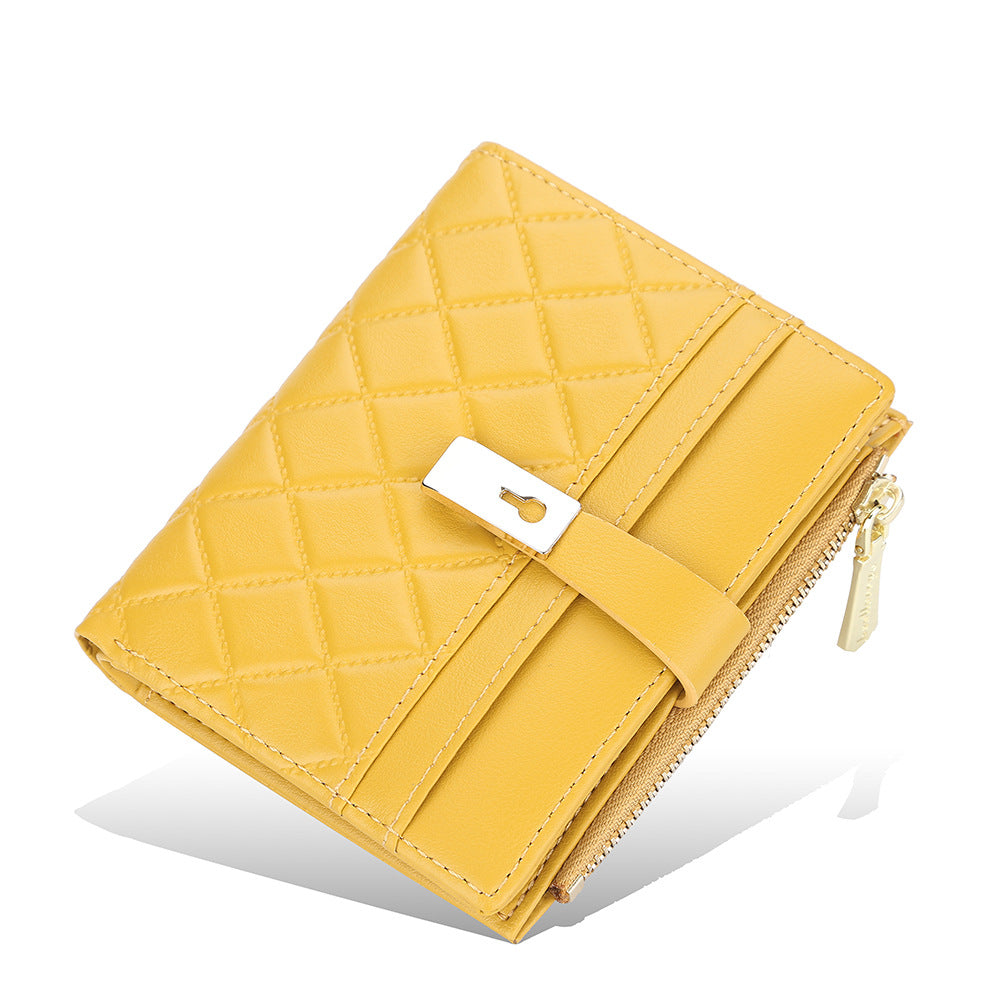 Baellerry Short Women's Wallet, Zipper Vertical Style, Fashionable Short Card Holder, Korean Version Coin Purse, Women's Wholesale